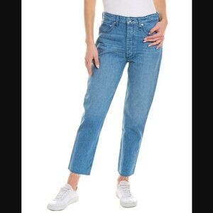 Rag & Bone Nina High-Rise Ankle Cigarette Jeans in Poppy Wash 25"